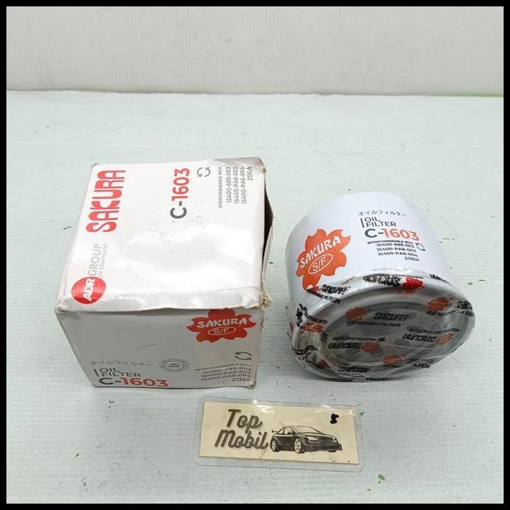 GRATIS ONGKIR FILTER OLI CIVIC WONDER 84-86 ACCORD C1603 SAKURA 