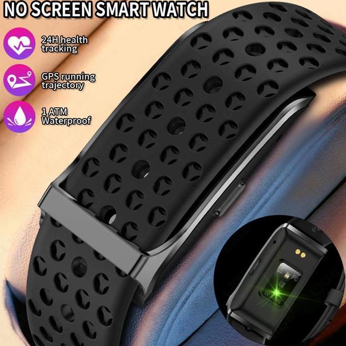LIGE Baru Tanpa Layar Jam Tangan Pintar Wanita Pemantauan Kesehatan Olahraga Gelang Pintar Pria Jam 
