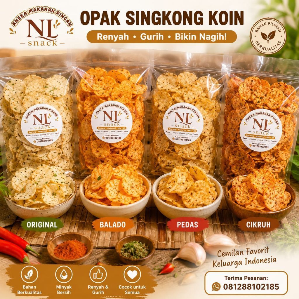 opak coin singkong renyah gurih