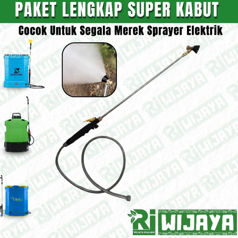 PAKET LENGKAP STIK SPRAYER PREMIUM / STIK TANGKI CAS / STOP KRAN SPRAYER ELEKTRIK / SELANG SPRAYER E