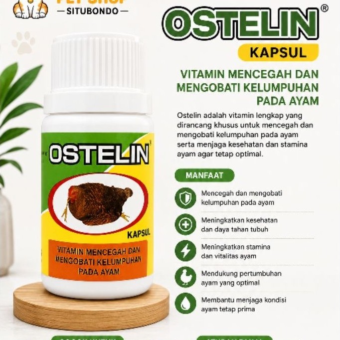OSTELIN KAPSUL VITAMIN UNTUK AYAM