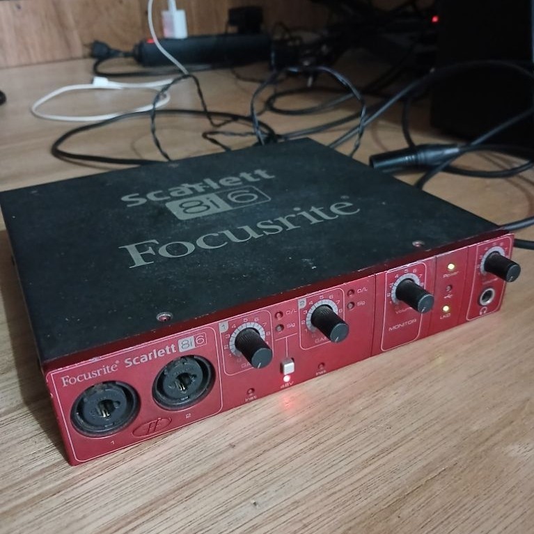 focusrite 8i6 minus gak konek komputer