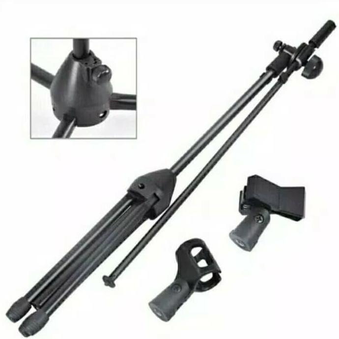 Singsong- Stand Mic Berdiri Lantai- Tiang Microphone Berdiri