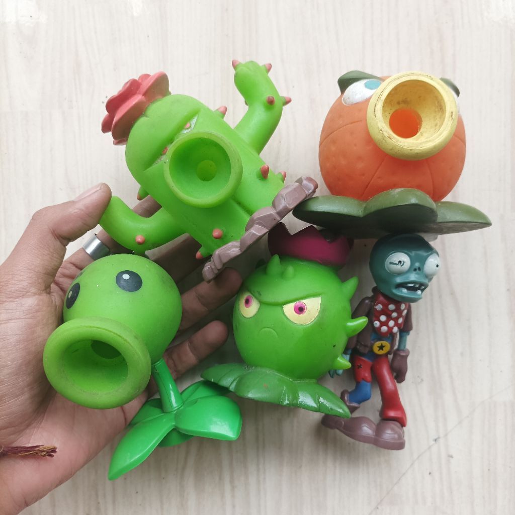 Paket Original Activision Jumbo Plants vs Zombie Mainan Action Figure
