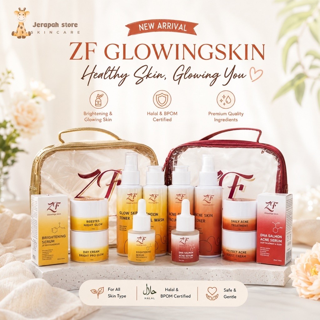 Zf Skincare Acne Normal ZF Glowingskin PAKET SKINCARE PREMIUM