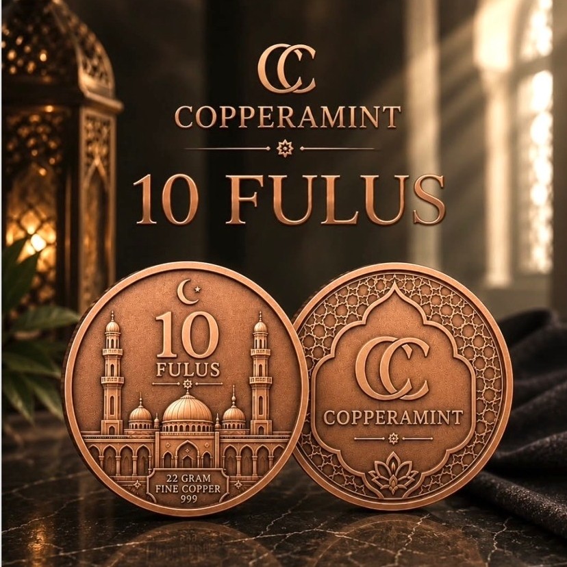 10 FULUS COPPERAMINT TEMBAGA MURNI FULUS KADAR 999