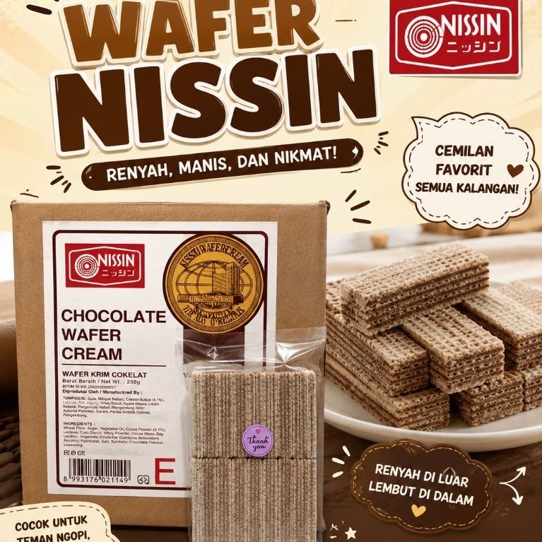 Wafer Coklat Nissin