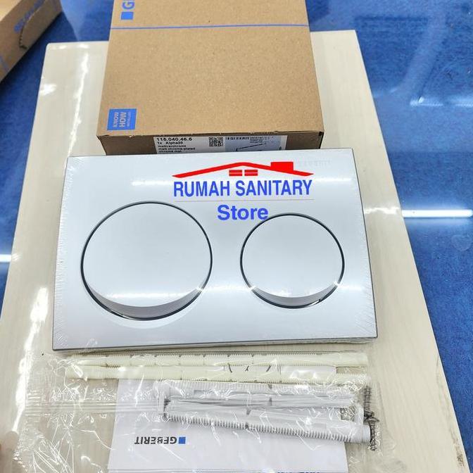 Sparepart Toto Tombol Tanam Geberit Flush Button Toilet Dual Flush Original