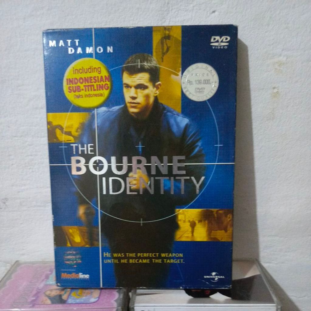 DVD FILM THE BOURNE IDENTITY ORIGINAL