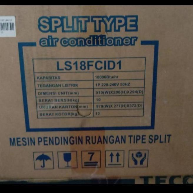 INDOOR AC TECO 2 PK LS18FGID2 TANPA OUTDOOR PACPC