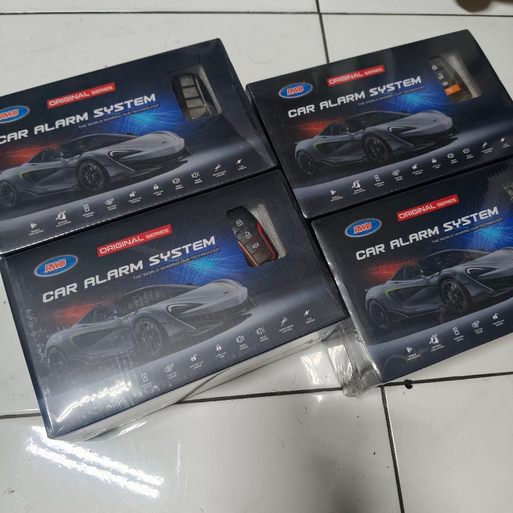 Alarm Mobil RWB RBT-8800 Car Alarm System Original Series Remote Mobil Universal RWB