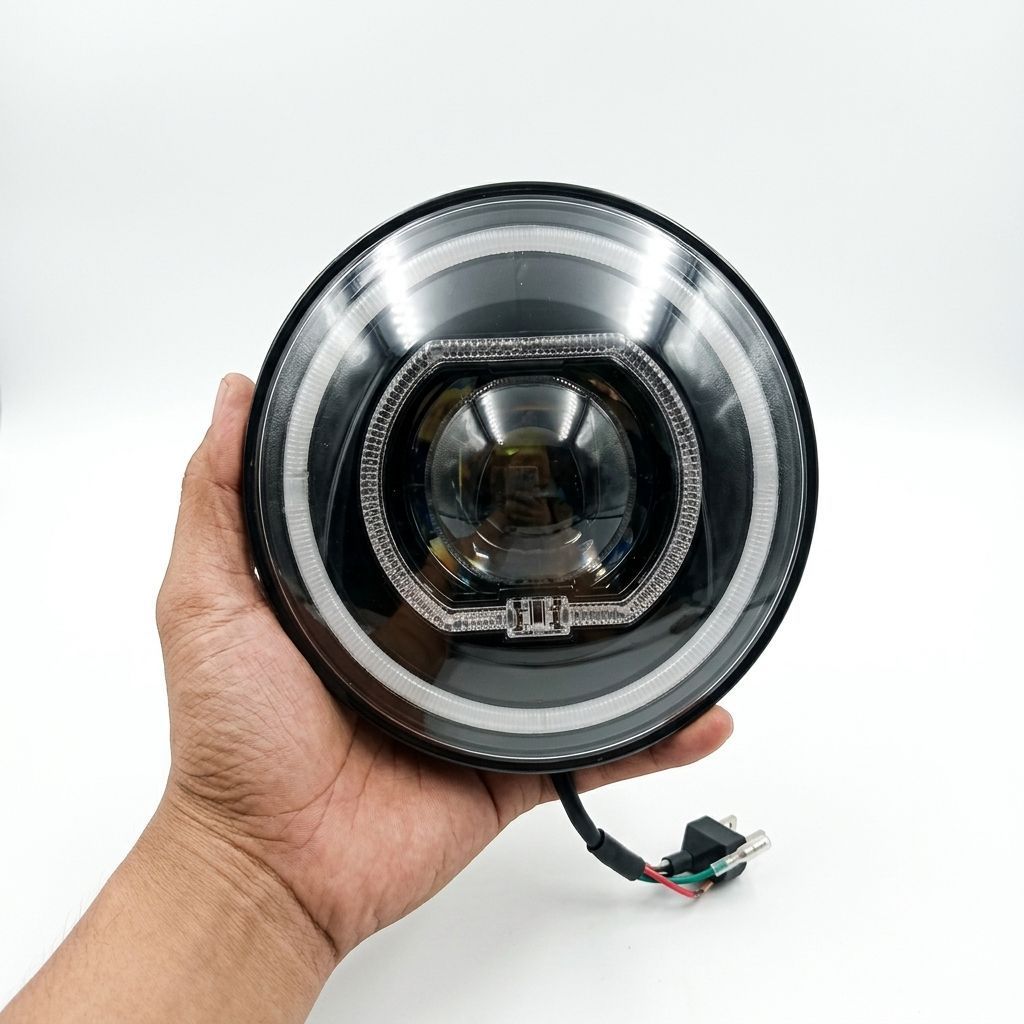 Biled 7 inch cr7 c 945 lampu biled cr7 C 945 original 7 inch pnp cb verza tiger revo ninja
