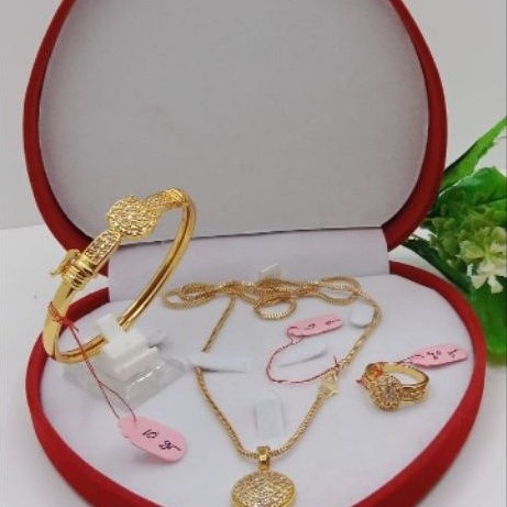 SET Perhiasan Emas Perak Custom