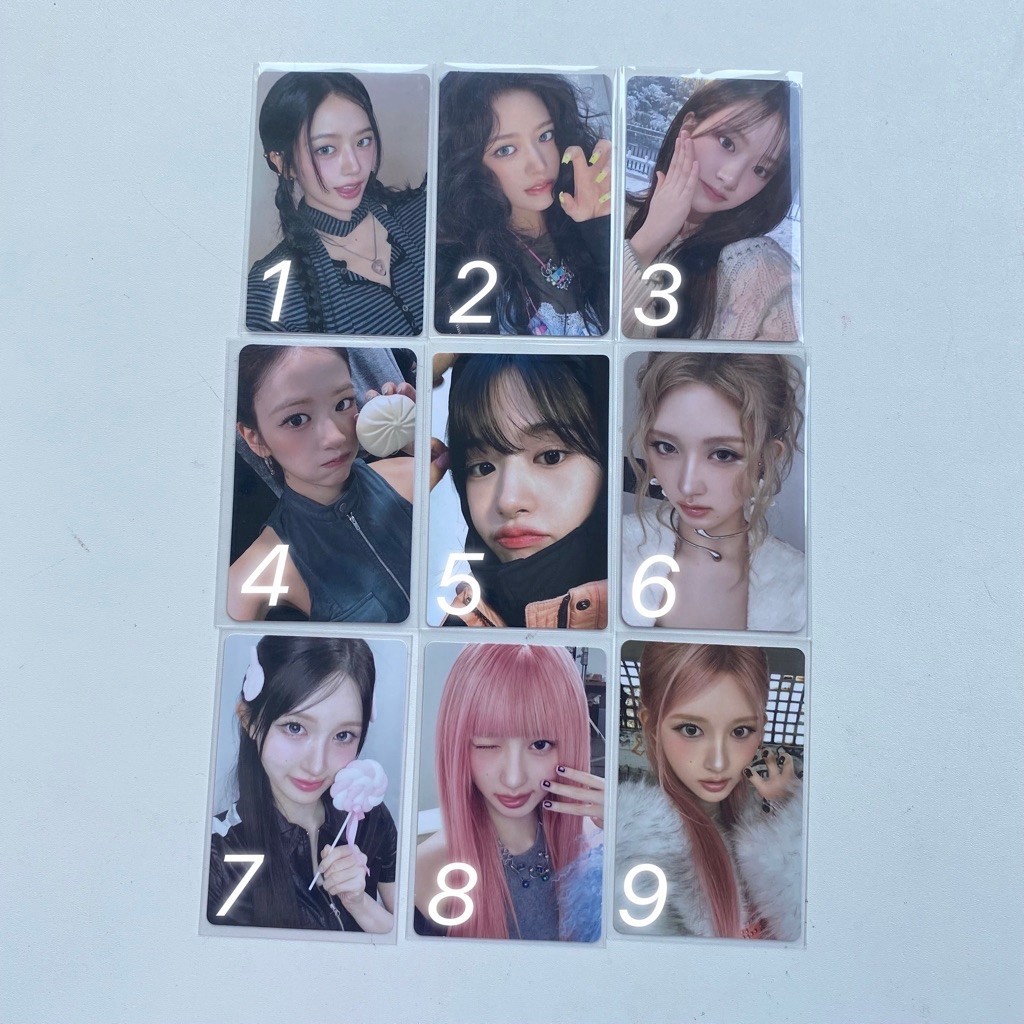 PC YUJIN GAEUL IVE OFFICIAL PHOTOCARD ALBUM REVIVE REVIVE+ EMPHATY QQ MUSIC STARLIGHT LD 2 3 4 STAR 