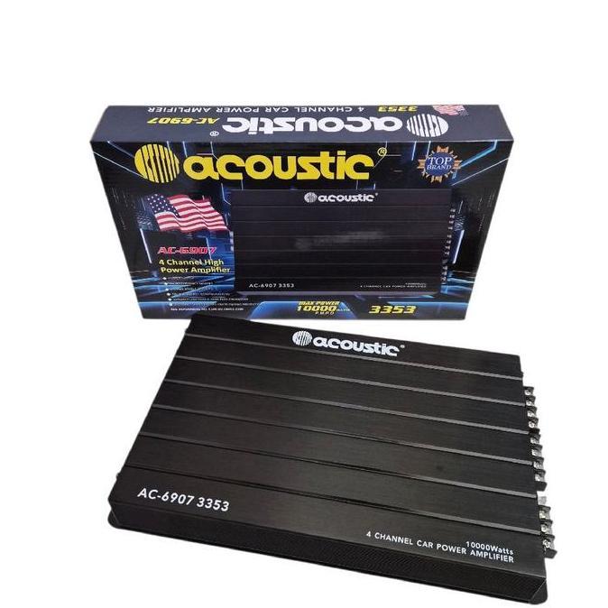 Power amplifier 4 channel acoustic ac-6907 3353