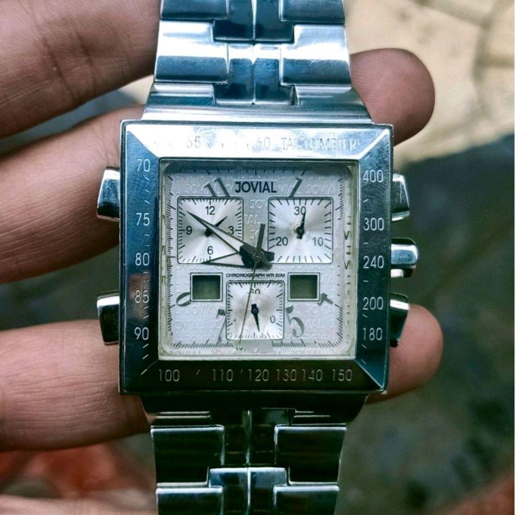 Jam Tangan Pria Original Jovial Chronograph