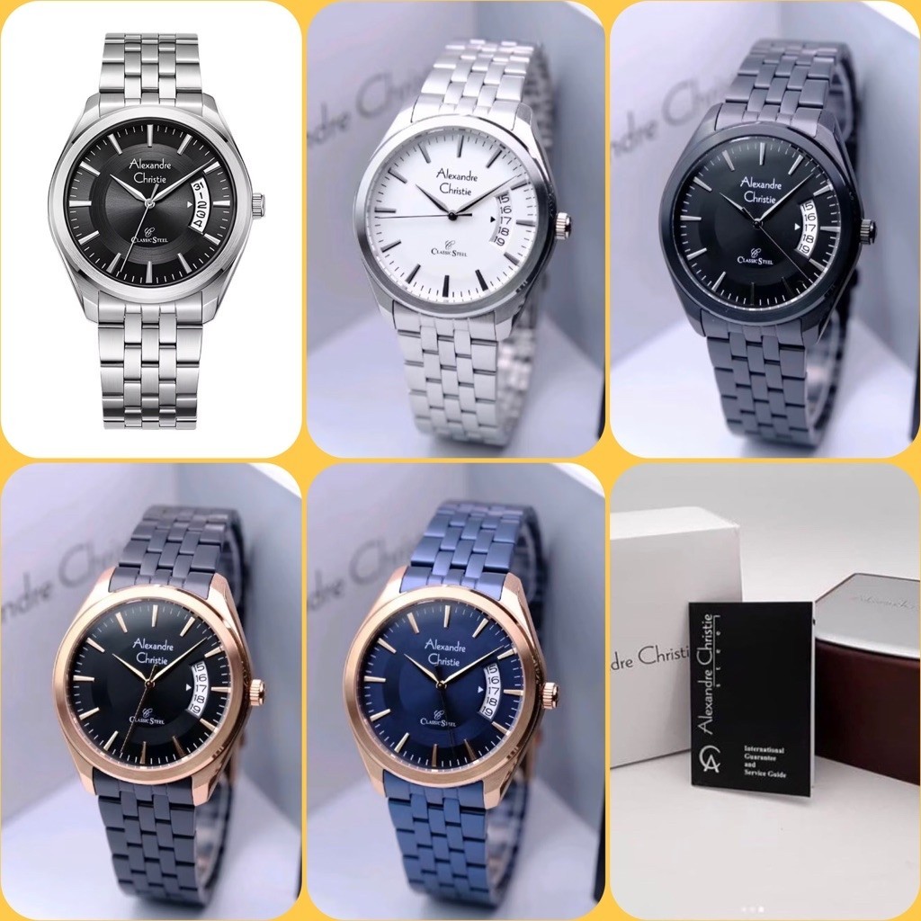 JAM TANGAN PRIA ALEXANDRE CHRISTIE AC 8674 MD  / AC8674 / 8674 ORIGINAL