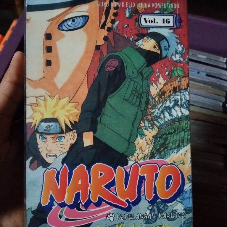 komik naruto 72 bekas masih bagus
