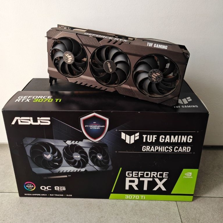 VGA Nvidia RTX 3070TI / 3070 TI 8GB Asus Tuf Gaming