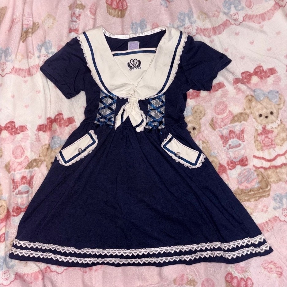 axes femme sailor lolita dress kawaii