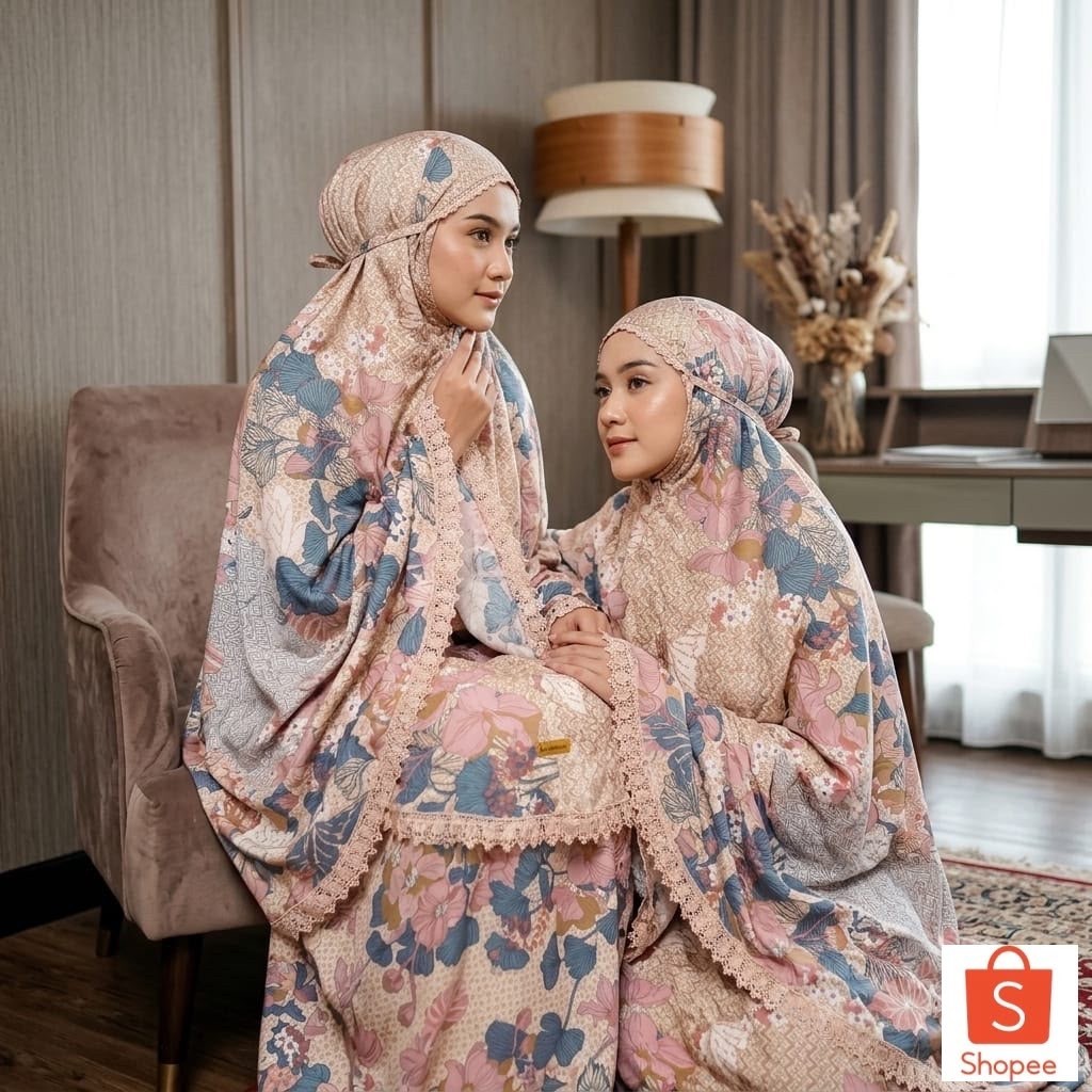 MUKENA DEWASA 2IN1 SILKY BABYTOUCH PREMIUM