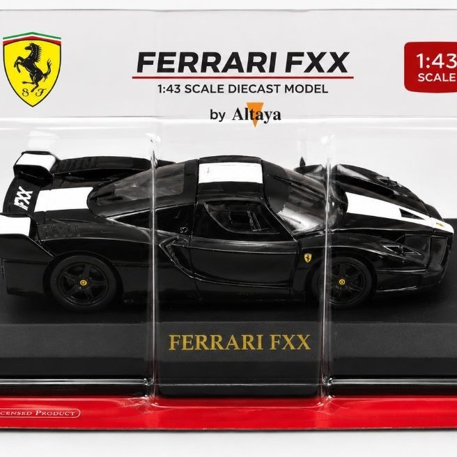 Diecast Ferrari FXX 1:43 Altaya Original Display Case Miniatur Mobil Ferrari Kolektor