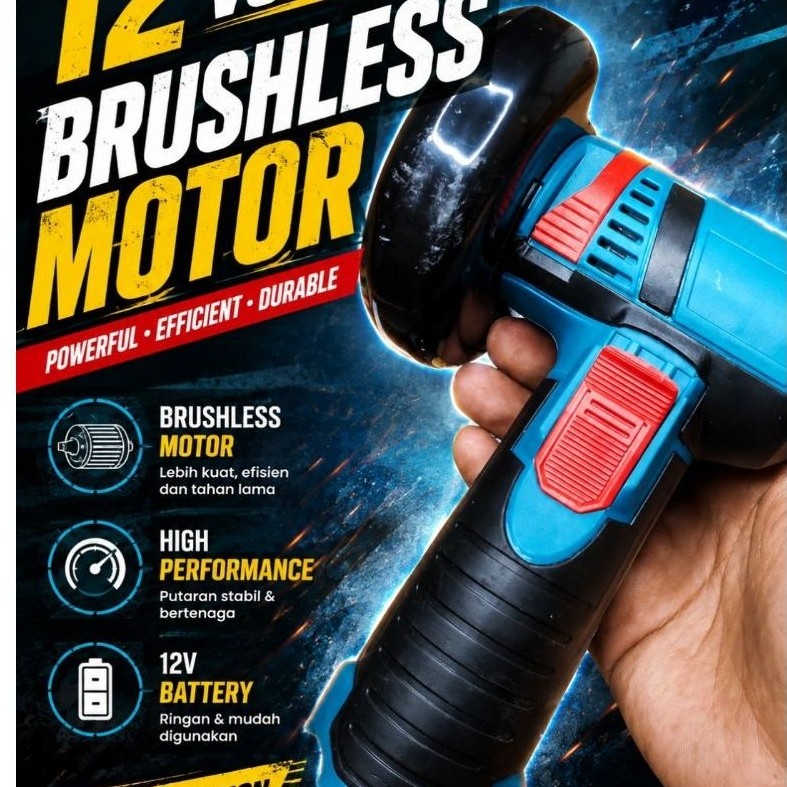 gerinda mini cordless 12v BRUSHLESS