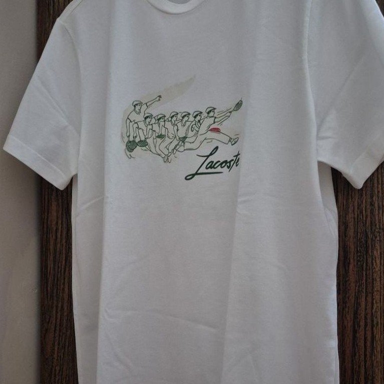 (PRELOVED) KAOS LACOSTE SPORT REGULAR FIT PADEL BADMINTON LARI