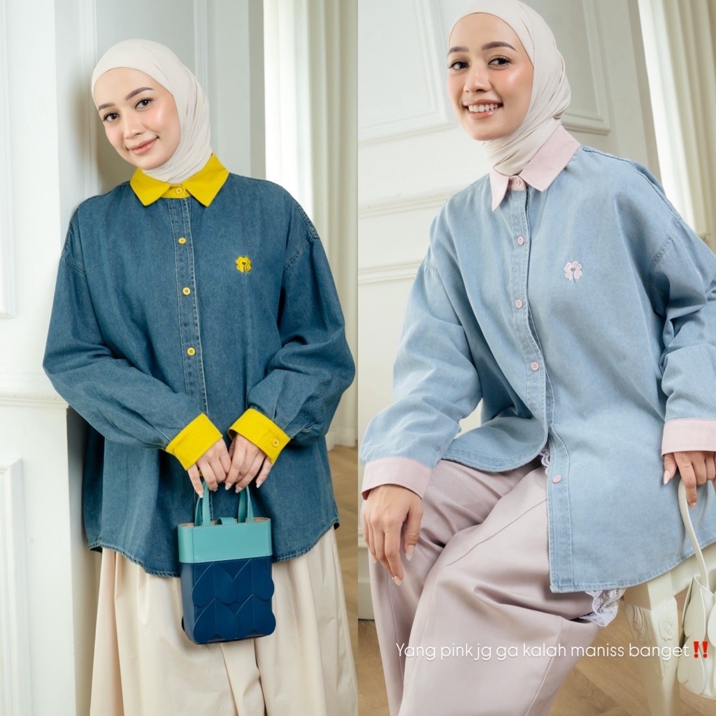 DENIM SIGNATURE ISKANTI // DENIM FLEUR JACKET ISKANTI // ESHMA SHIRT ISKANTI