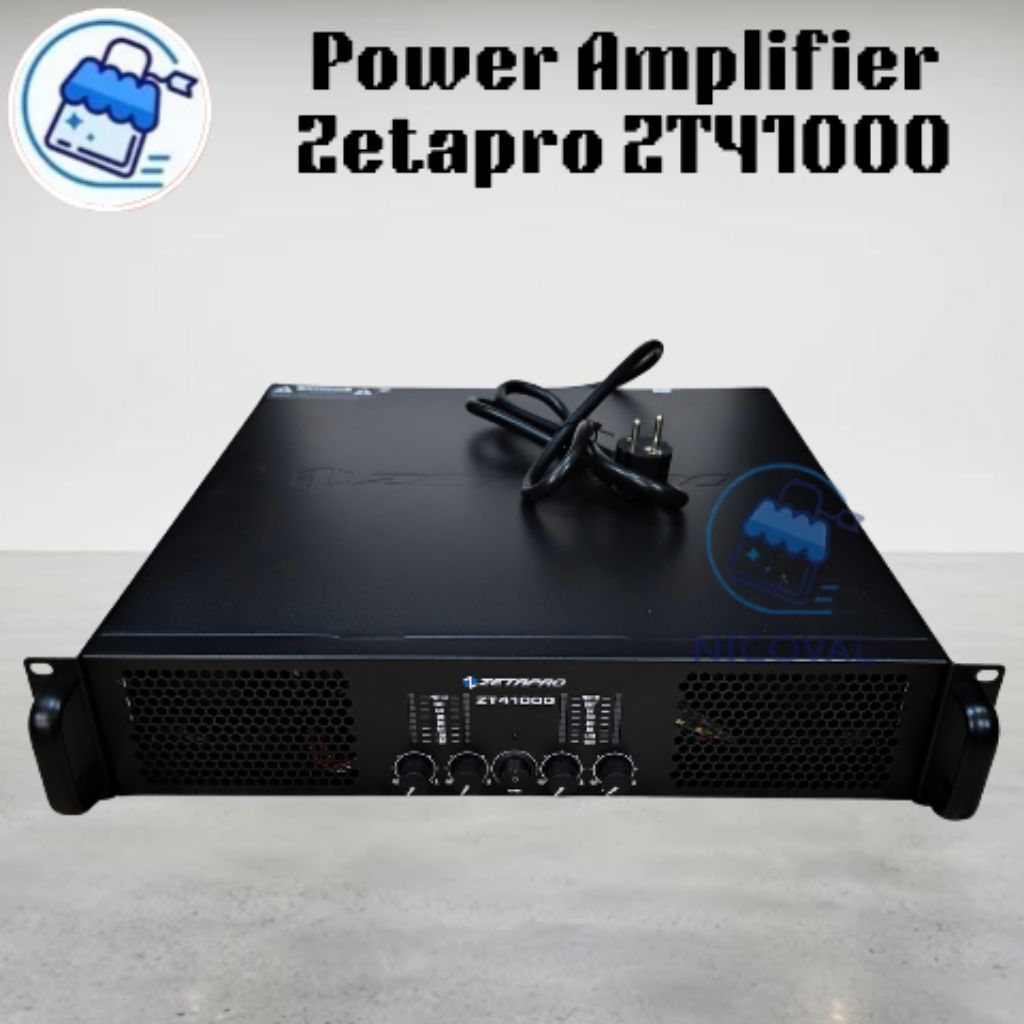 Power Amplifier Zetapro ZT41000 Original Class H 4 Channel ZT-41000