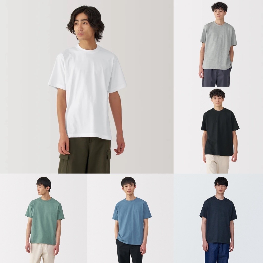 MUJI BASIC TEE REGULAR FIT