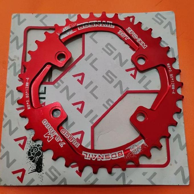 Chain Ring Chainring 38T BCD 96 Asimetris Single Narrow Wide