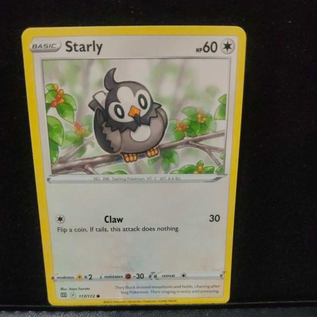 TCG POKEMON BORDER KUNING STRALY 117/172 BS en