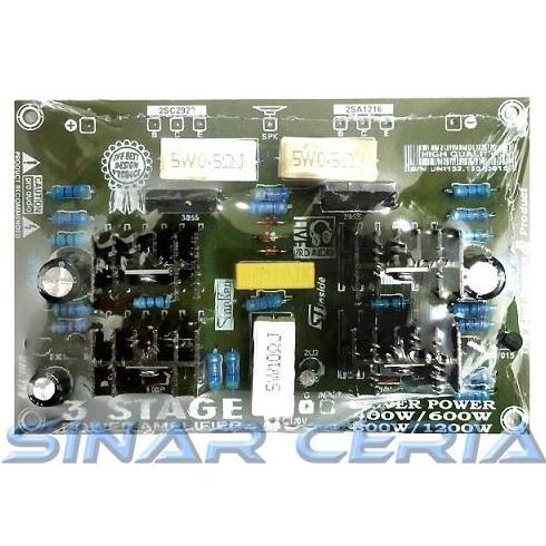Kit Driver Power Ampli Mono 3 Stage 3 Tingkat For System 400-1200Watt Amplifier Subwoofer