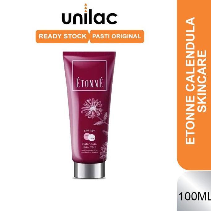 Etonne Calendula Skin Care 100ml Plus Sunblock Sunscreen SPF 15 Sun Block Tabir Surya Wajah & Badan 