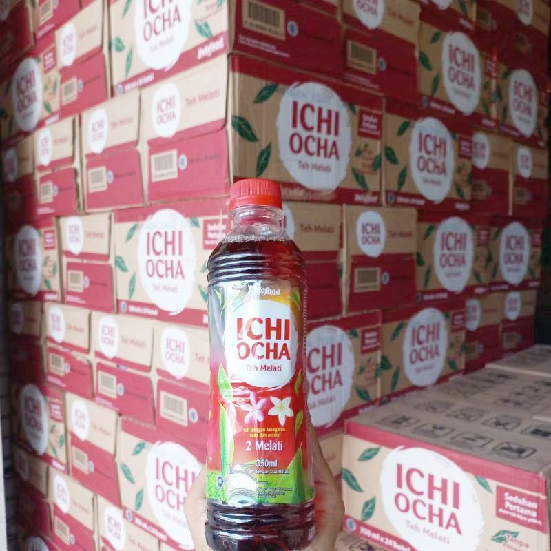 Teh Ichi Ocha Melati 350 ml 1 Dus Isi 24 Botol