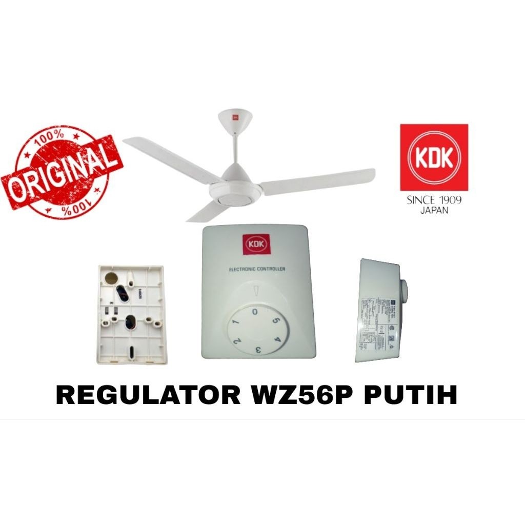 Regulator ceiling fan kdk Speed control KDK ceiling fan WZ56P  putih