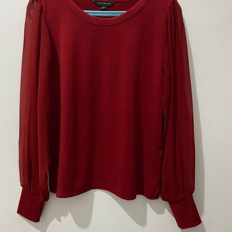 PRELOVED kaos maroon