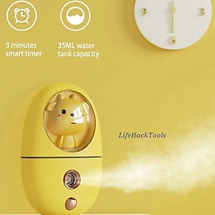HOT SALE [ORIGINAL/OEM] [ON SALE] Cute Mini Nano Face Steamer 2021 35ML Spray Mist Sprayer MDL-Q801