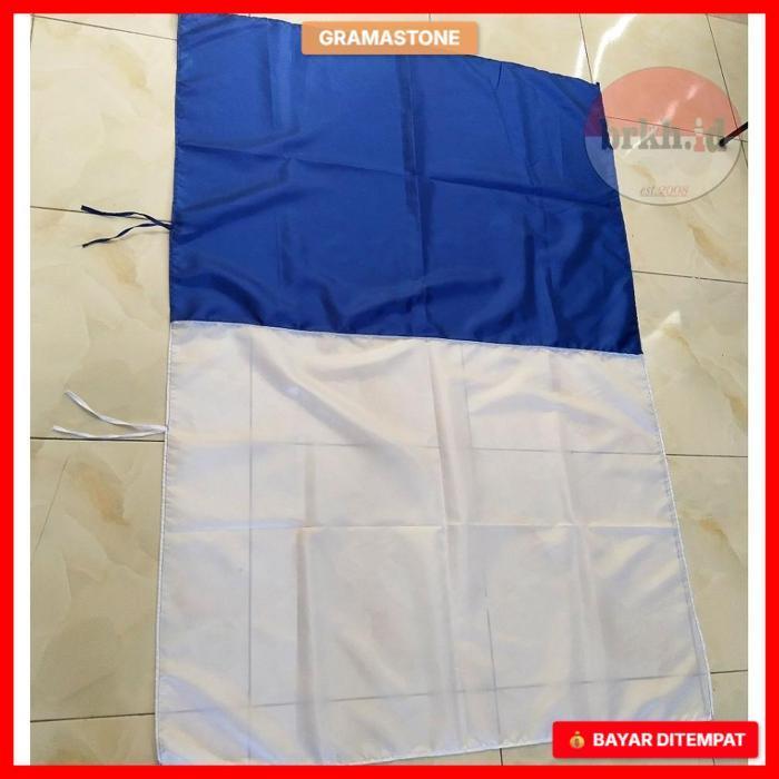 Bendera Biru Putih Pawai Persib Ukuran 150X100 Cm | Bendera Persib Bandung Pawai Besar