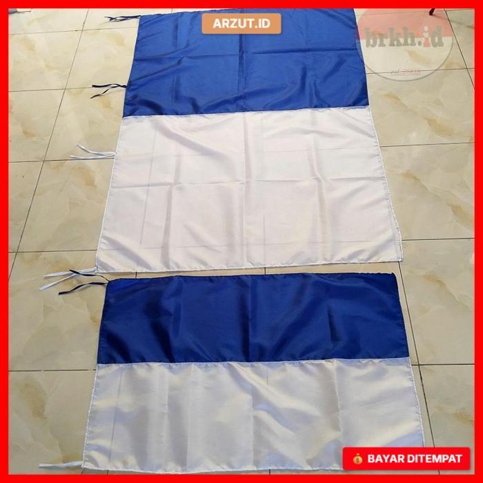 Bendera Biru Putih Pawai Persib Ukuran 150X100 Cm | Bendera Persib Bandung Pawai Besar