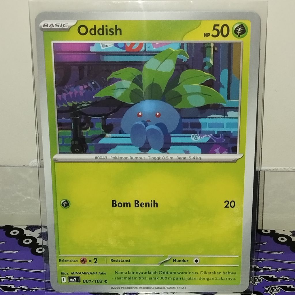 TCG Pokemon Indonesia Oddish MA2