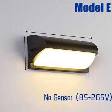 BARIKIZIX Lampu Hias Teras LED Outdoor 18W 26cm Warm White Model Kanopi