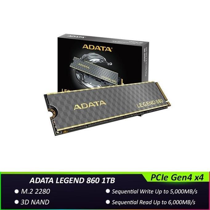 SSD ADATA LEGEND 860 1TB M.2 NVME PCIe Gen4x4 - Adata Legend 860 1TB