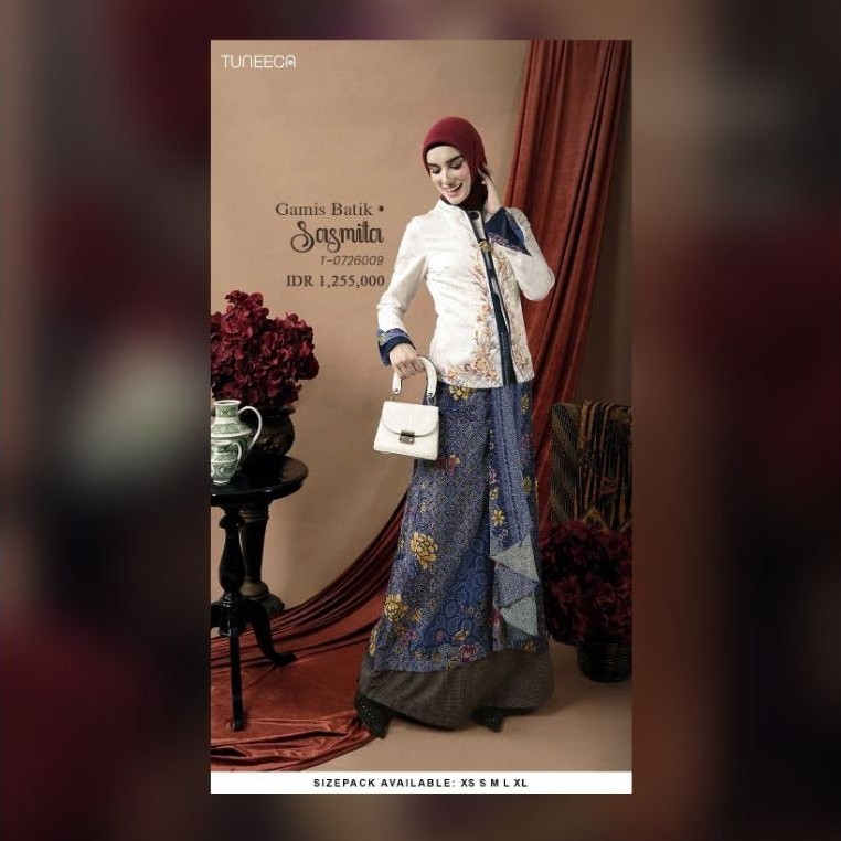 TUNEECA Gamis Batik Sasmita T-0726009