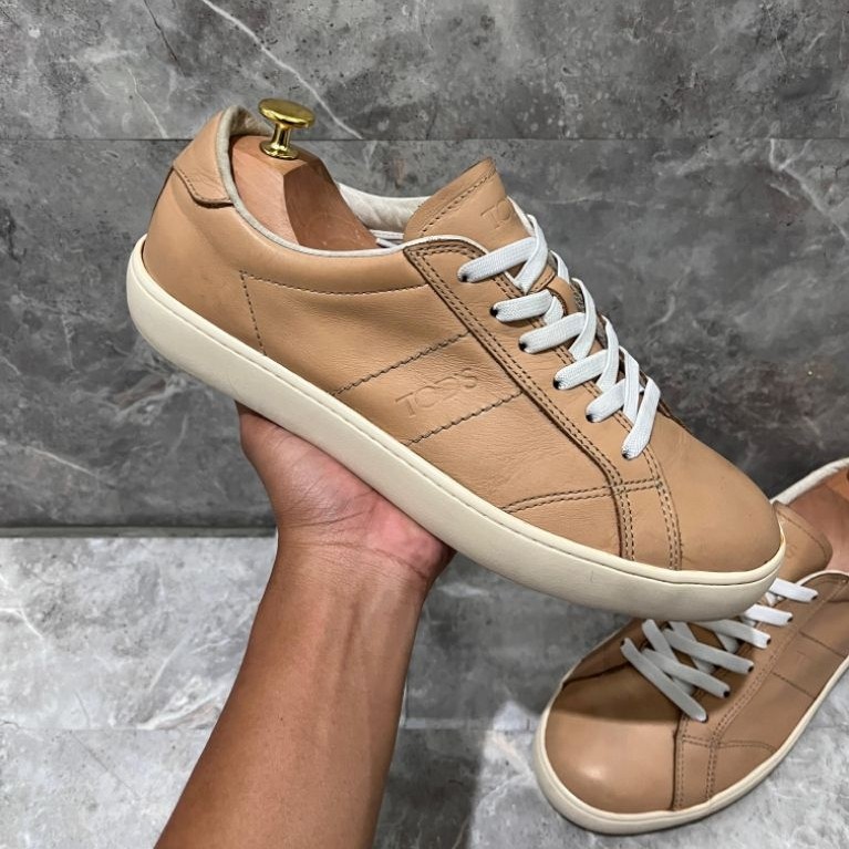 Sepatu Tod's Size 40 Original Sneakers Casual Prelov Pria Wanita Branded Luxury