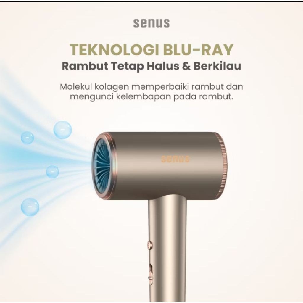 Hairdryer Senus Ion Blu-Ray
