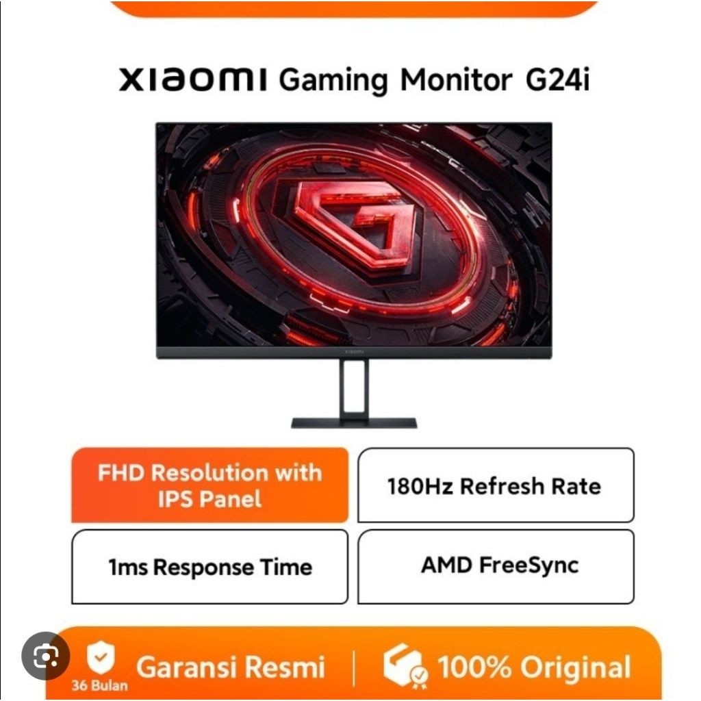 Monitor Gaming Xiaomi G24i 24 second like new