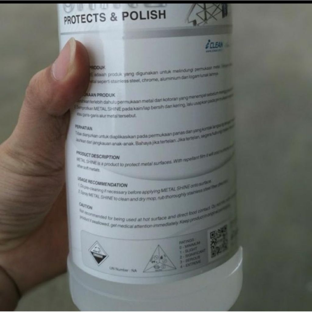 Metal Shine 1Liter iclean/pelindung lapisan metal