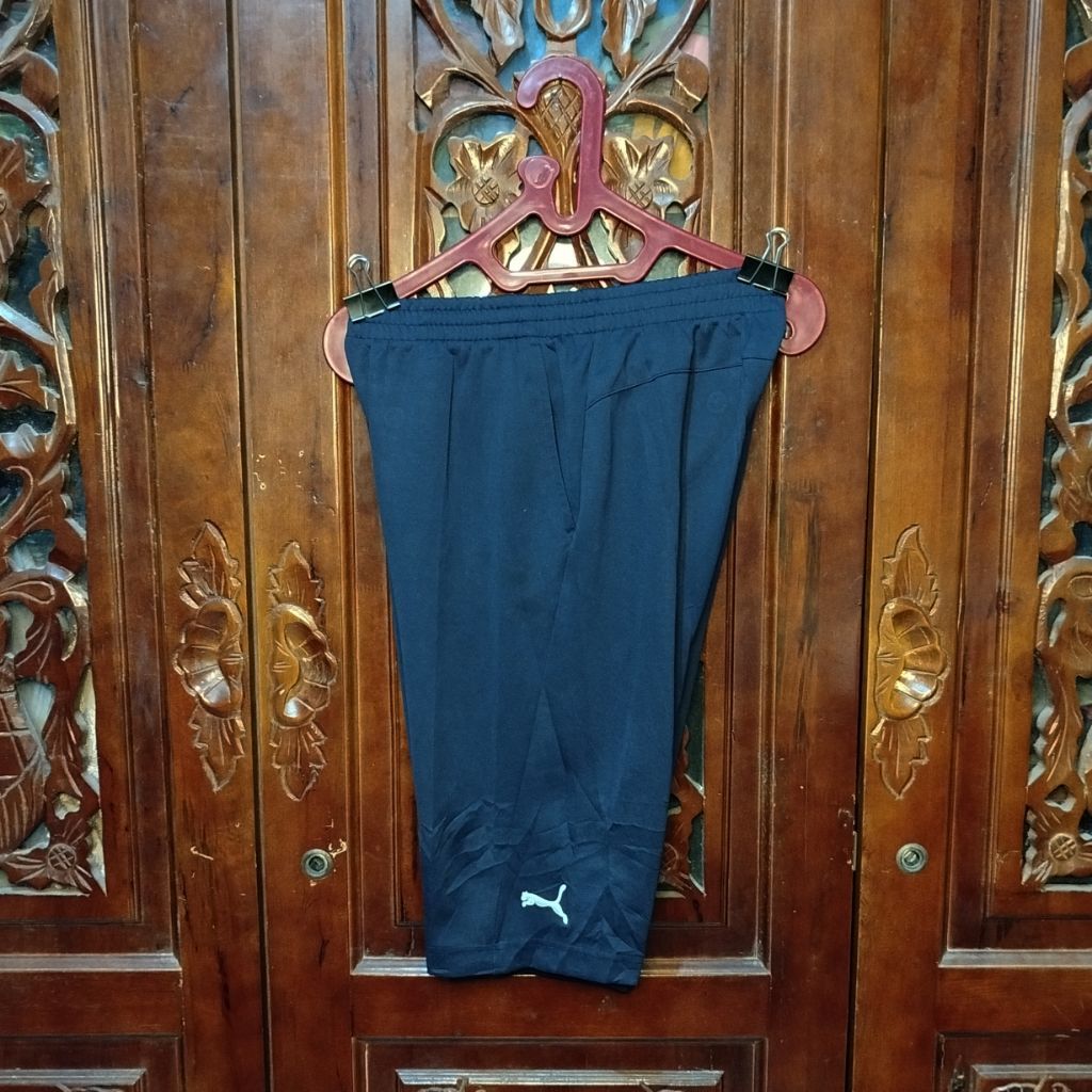 CELANA PENDEK 3/4 PONGGOL BOLA FUTSAL RUNNING LARI SPORT OLAHRAGA PUMA SIZE S SECOND